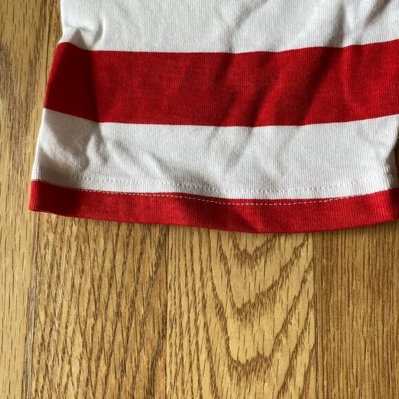 Carters Red and White Striped Shorts 10 - Picture 4 of 6